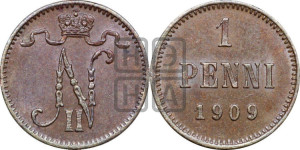 1 пенни 1909 года