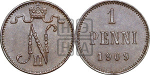 1 пенни 1909 года