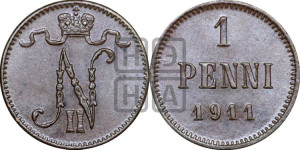 1 пенни 1911 года