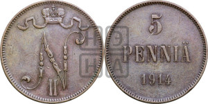 5 пенни 1914 года
