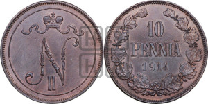 10 пенни 1914 года