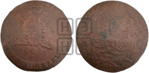 5 копеек 1758 года ММ (ММ)