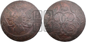 5 копеек 1759 года ММ (ММ)