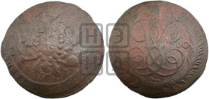 5 копеек 1760 года ММ (ММ)
