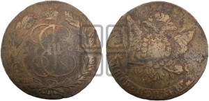 5 копеек 1764 года ММ (ММ, Красный  монетный двор)