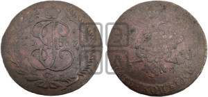5 копеек 1767 года ММ (ММ, Красный  монетный двор)
