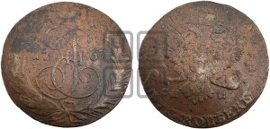 5 копеек 1767 года СПМ (СПМ, Санкт-Петербургский монетный двор)