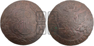 5 копеек 1768 года ММ (ММ, Красный  монетный двор)