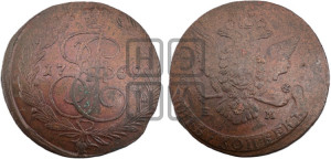 5 копеек 1769 года ЕМ (ЕМ, Екатеринбургский монетный двор)