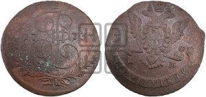 5 копеек 1773 года ЕМ (ЕМ, Екатеринбургский монетный двор)