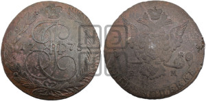 5 копеек 1775 года ЕМ (ЕМ, Екатеринбургский монетный двор)