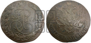 5 копеек 1781 года КМ (КМ, Сузунский монетный двор)