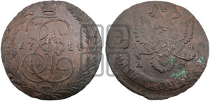 5 копеек 1788 года ЕМ (ЕМ, Екатеринбургский монетный двор)