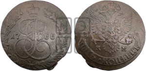 5 копеек 1788 года КМ (КМ, Сузунский монетный двор)