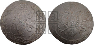 5 копеек 1788 года КМ (КМ, Сузунский монетный двор)