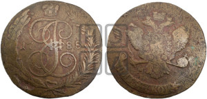 5 копеек 1788 года ММ (ММ, Красный  монетный двор)