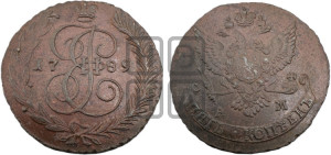 5 копеек 1789 года АМ (АМ, Аннинский монетный двор)
