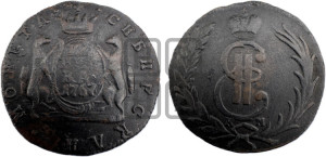 1 копейка 1767 года КМ (для Сибири)