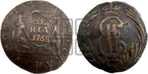 Денга 1768 года КМ (для Сибири)