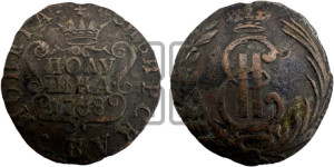 Полушка 1768 года КМ (для Сибири)