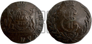 Денга 1770 года КМ (для Сибири)