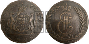 5 копеек 1771 года КМ (для Сибири)
