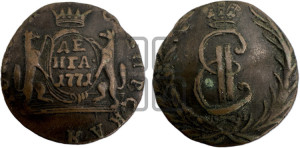 Денга 1771 года КМ (для Сибири)