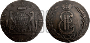 1 копейка 1772 года КМ (для Сибири)