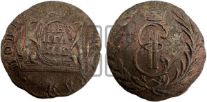Денга 1772 года КМ (для Сибири)