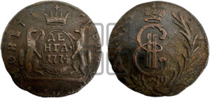 Денга 1774 года КМ (для Сибири)