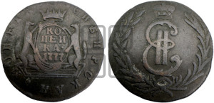 1 копейка 1777 года КМ (для Сибири)