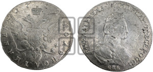 Полуполтинник  1779 года СПБ/ѲЛ (новый тип)