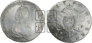 1 рубль 1781 года СПБ/ИЗ (новый тип)
