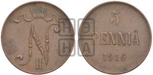 5 пенни 1916 года