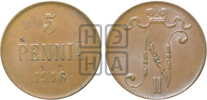 5 пенни 1916 года