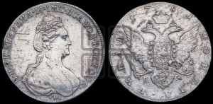1 рубль 1781 года СПБ/ИЗ (новый тип)