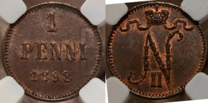 1 пенни 1898 года