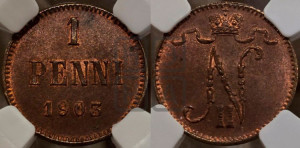 1 пенни 1903 года