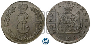 2 копейки 1769 года КМ (для Сибири)