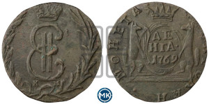Денга 1769 года КМ (для Сибири)
