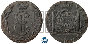 Денга 1770 года КМ (для Сибири)