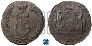 1 копейка 1771 года КМ (для Сибири)