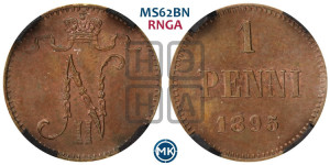 1 пенни 1895 года