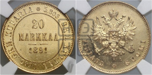 20 марок 1891 года L