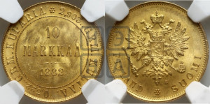 10 марок 1882 года S