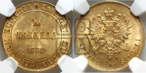 10 марок 1882 года S