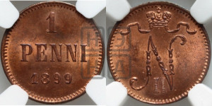 1 пенни 1899 года