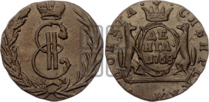 Денга 1768 года КМ (для Сибири)