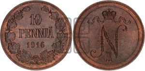 10 пенни 1916 года