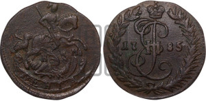 Денга 1785 года КМ (КМ, Сузунский монетный двор)